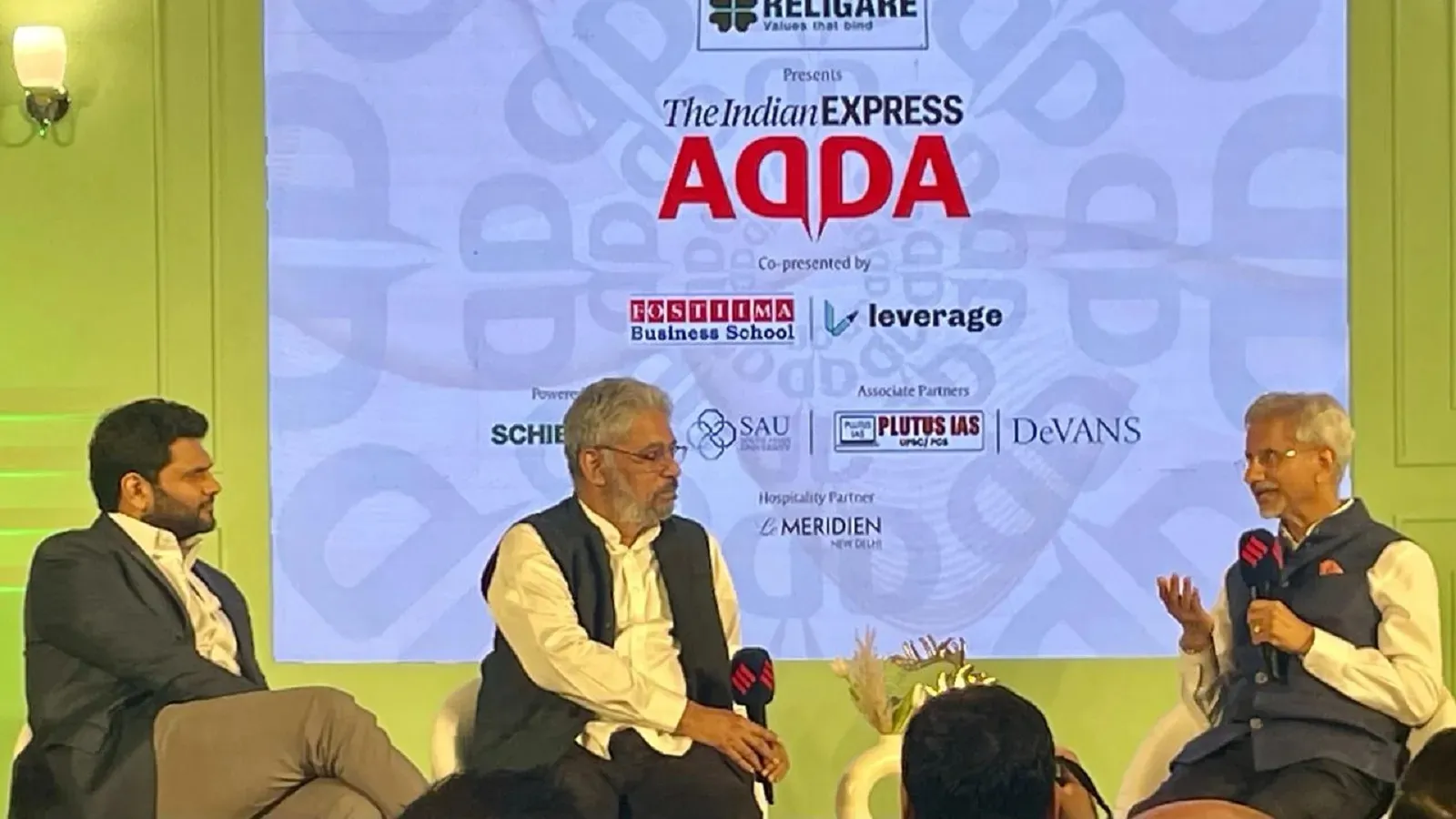 jaishankar at express adda