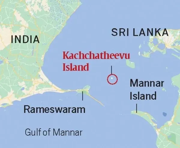 Katchatheevu map.