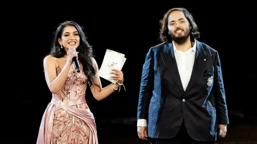 anant ambani and radhika merchants pre wedding celebration 2nd day first look of radhika anant nita mukesh ambani see photo 