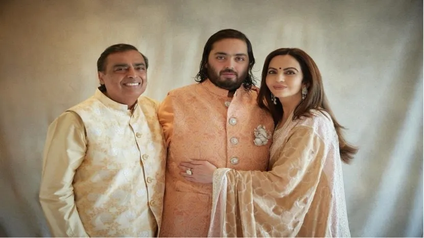 anant ambani and radhika merchants pre wedding celebration 2nd day first look of radhika anant nita mukesh ambani see photo 