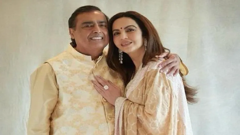 anant ambani and radhika merchants pre wedding celebration 2nd day first look of radhika anant nita mukesh ambani see photo 