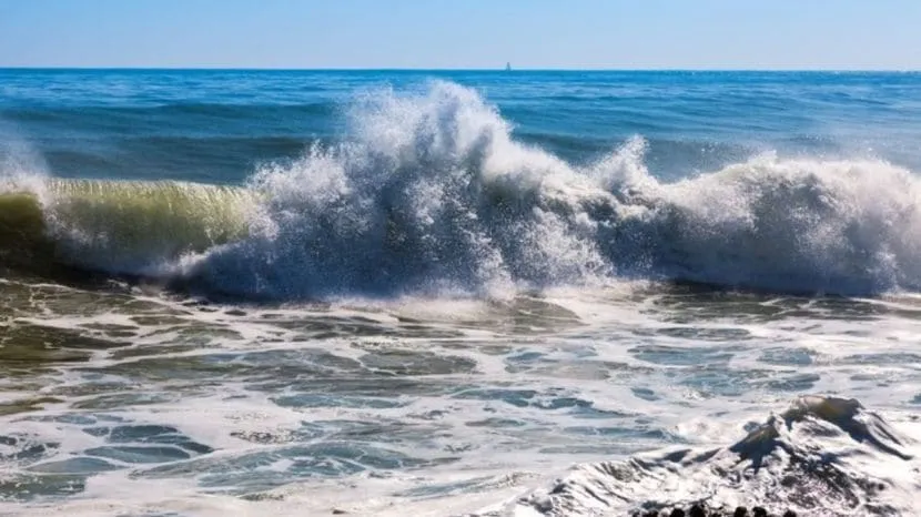 Why does the ocean waves formed in the sea
