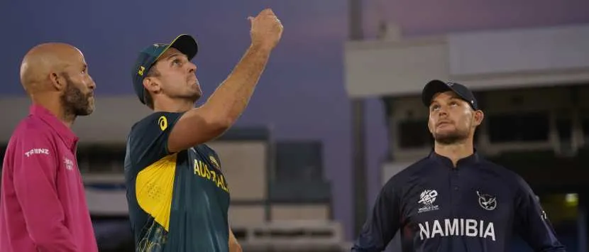 Australia Coaching Staff at T20 World Cup Warm up match