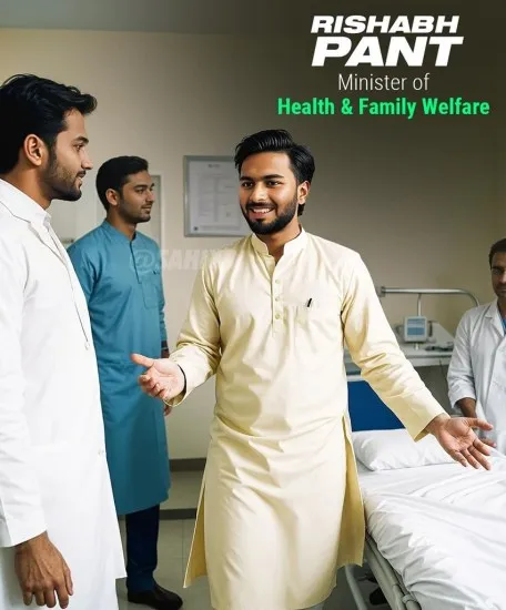 Rishabh Pant Minister of Health and Family Welfare