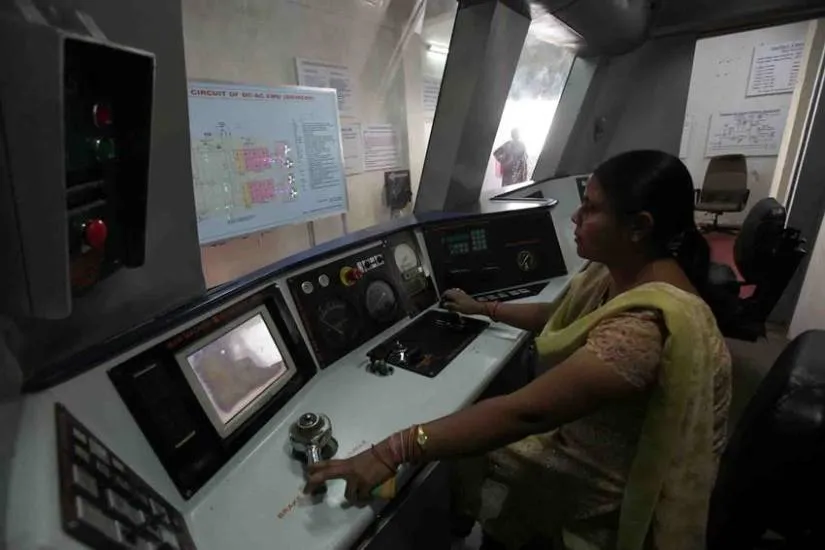 only women employees work at these railway stations