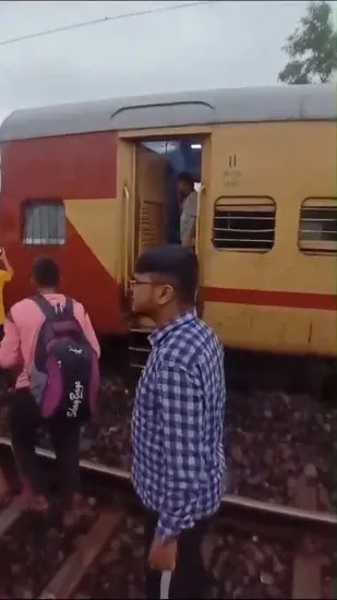 Train accident in West Bengal