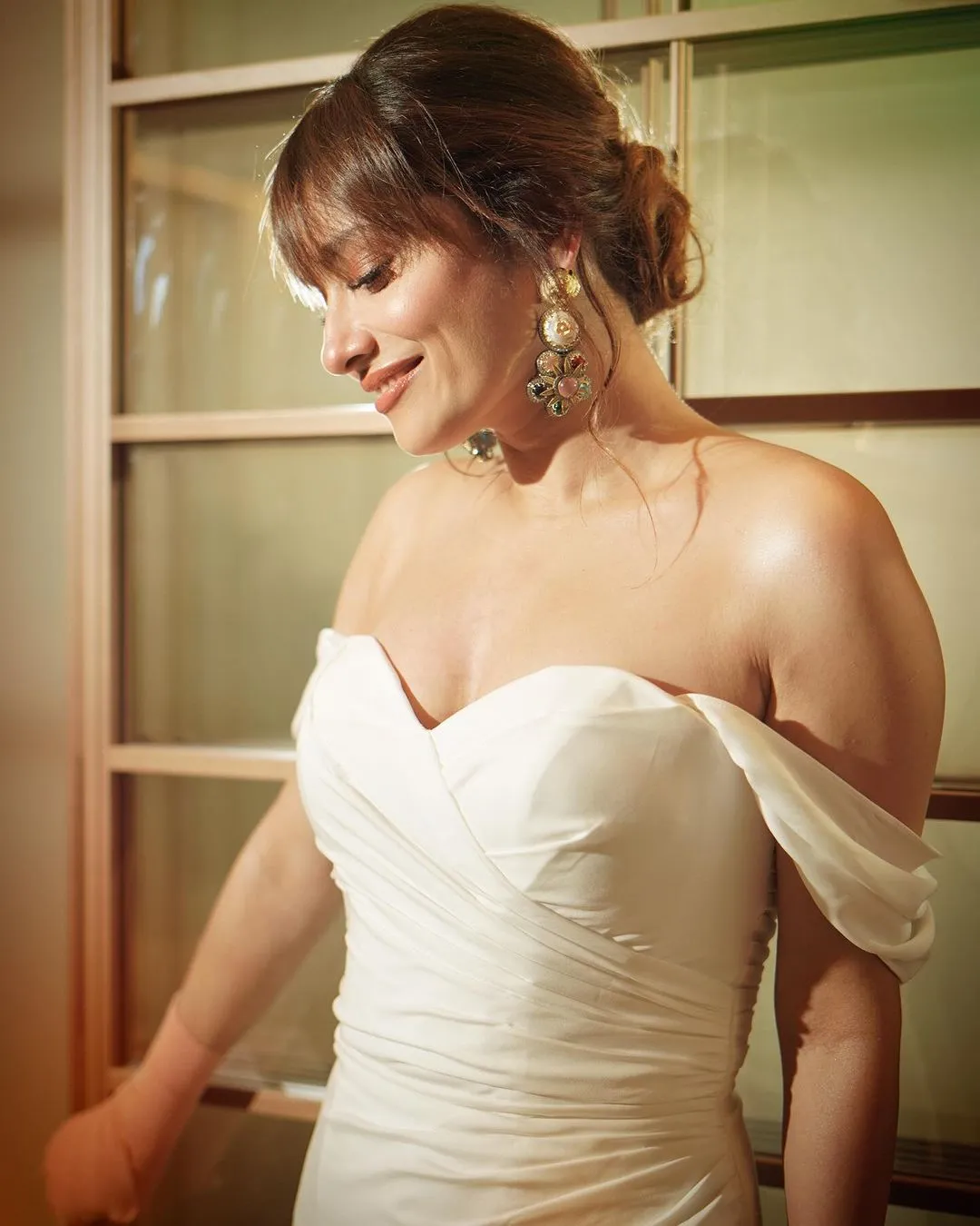 Ankita Lokhande Jain White Gown