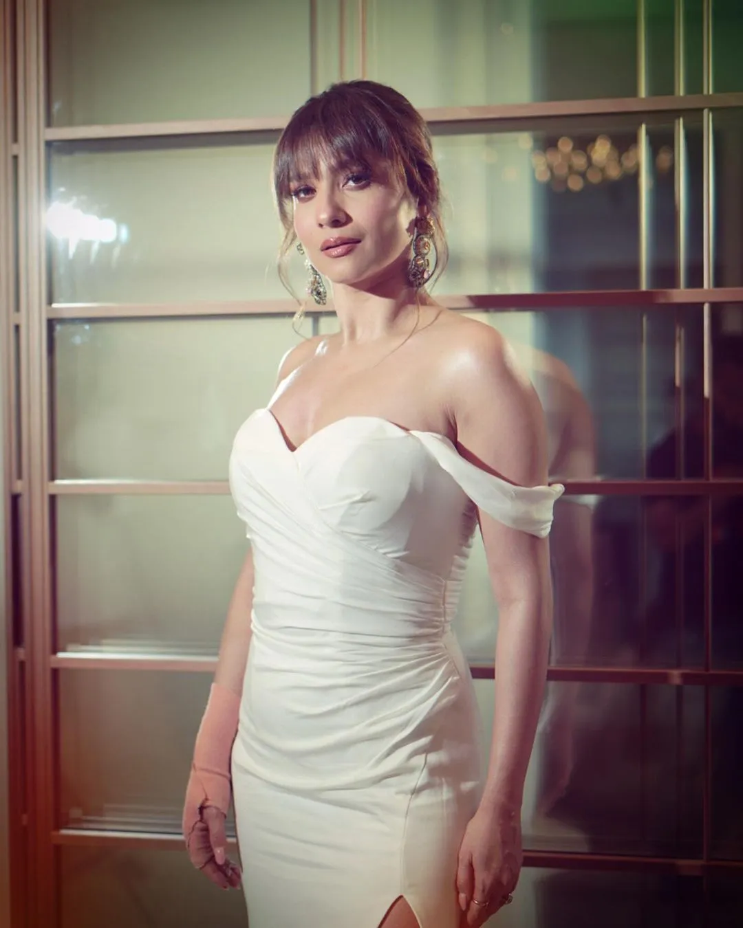 Ankita Lokhande Jain White Gown