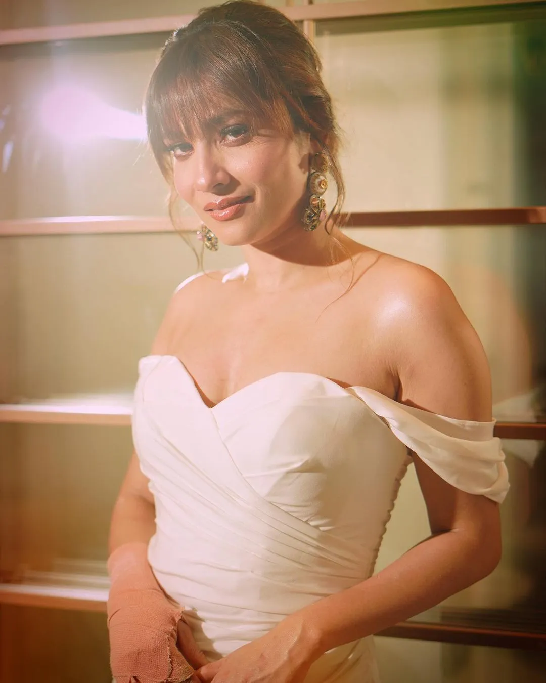Ankita Lokhande Jain White Gown