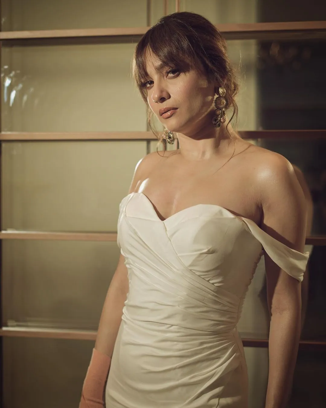 Ankita Lokhande Jain White Gown