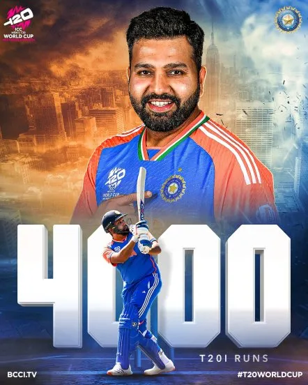 Rohit Sharma's latest records list
