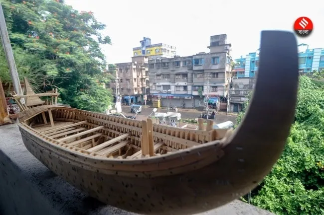 Swarup Bhattacharyya,boats in Bengal