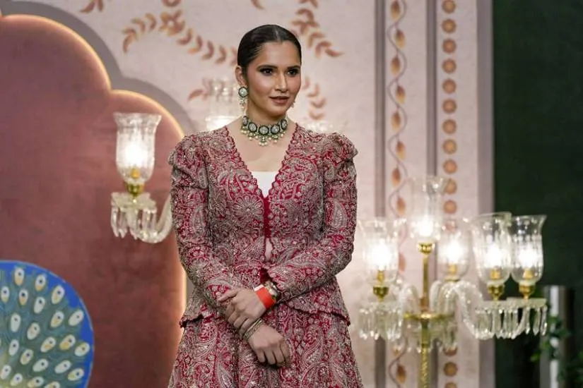Sania Mirza in auspicious Ashirwad ceremony