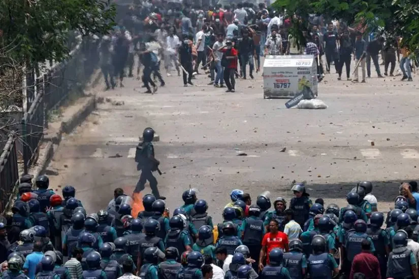 Quota protests in Bangladesh