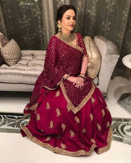 Nita Ambani at Anant Abani and Radhika Merchant Wedding Function