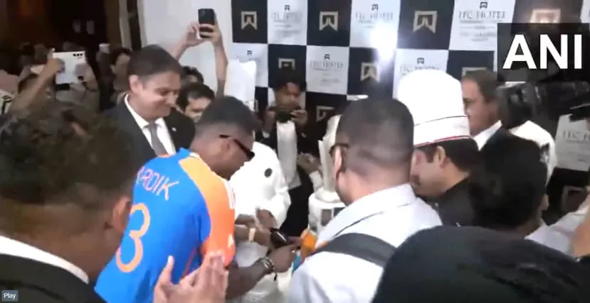 team india back in india photos