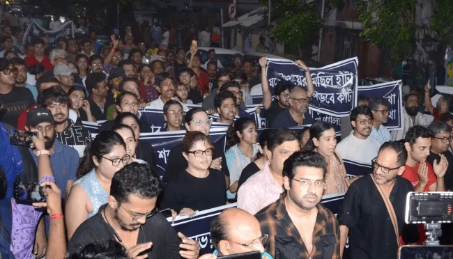 Tollywood celebrity protest on RG kar medical College rape case entertainment news<br />
