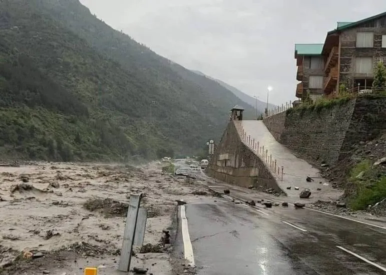 Cloudburst in Manali