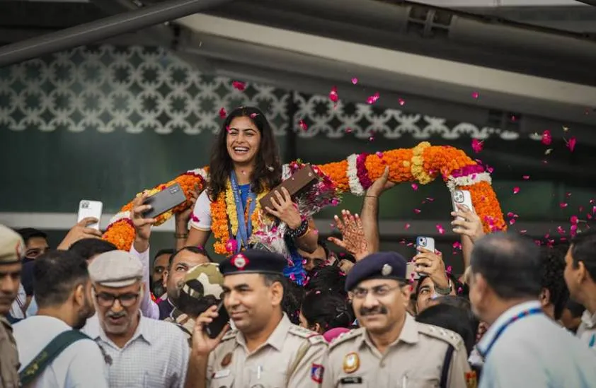 Manu Bhaker's homecoming