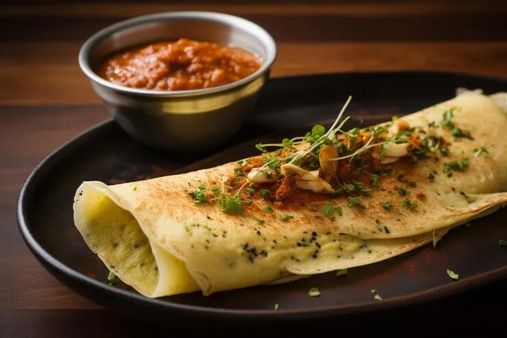 Spicy Egg Dosa Instant Recipe