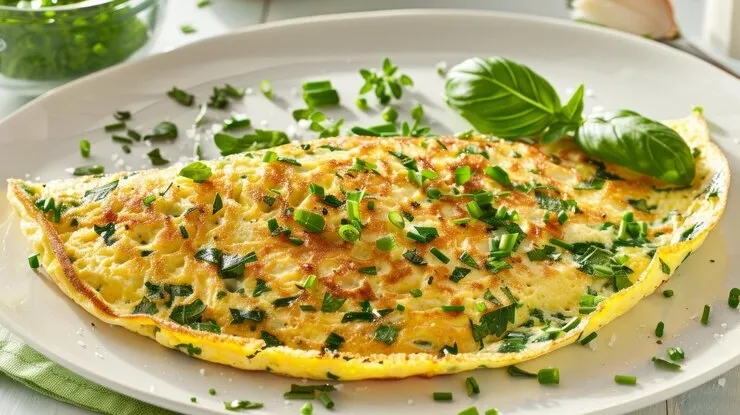 Egg Oats Omelette Healthy Recipe