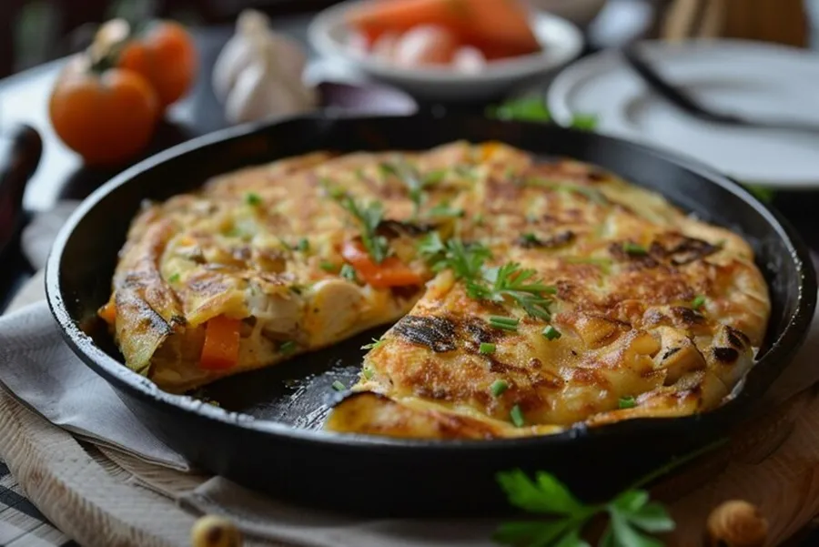 Spanish Omlette Easy Healthy Recipe