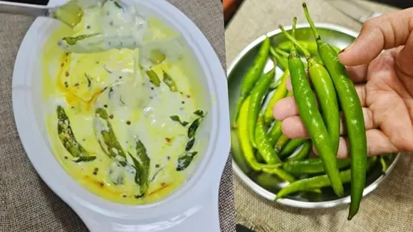 Instant Easy Curry With Curd And Chilli