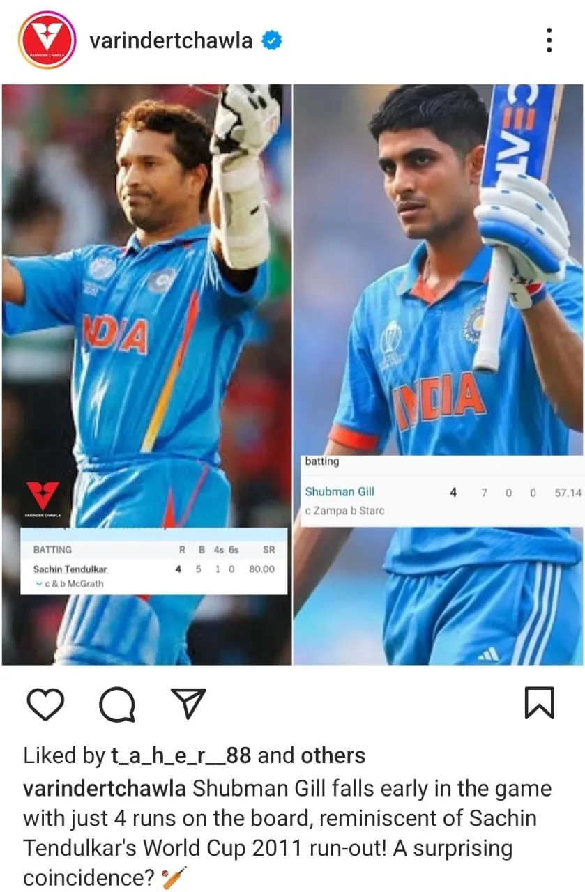 Gill | sachin | 2011 flash back