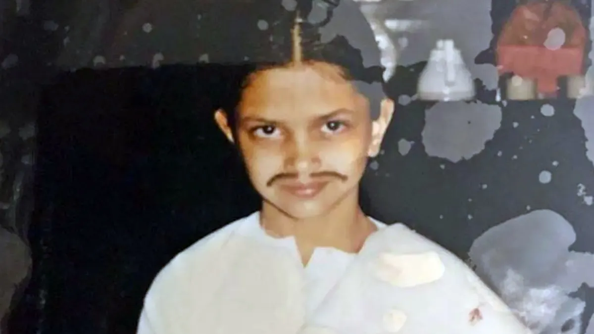 Deepika Padukone childhood pic