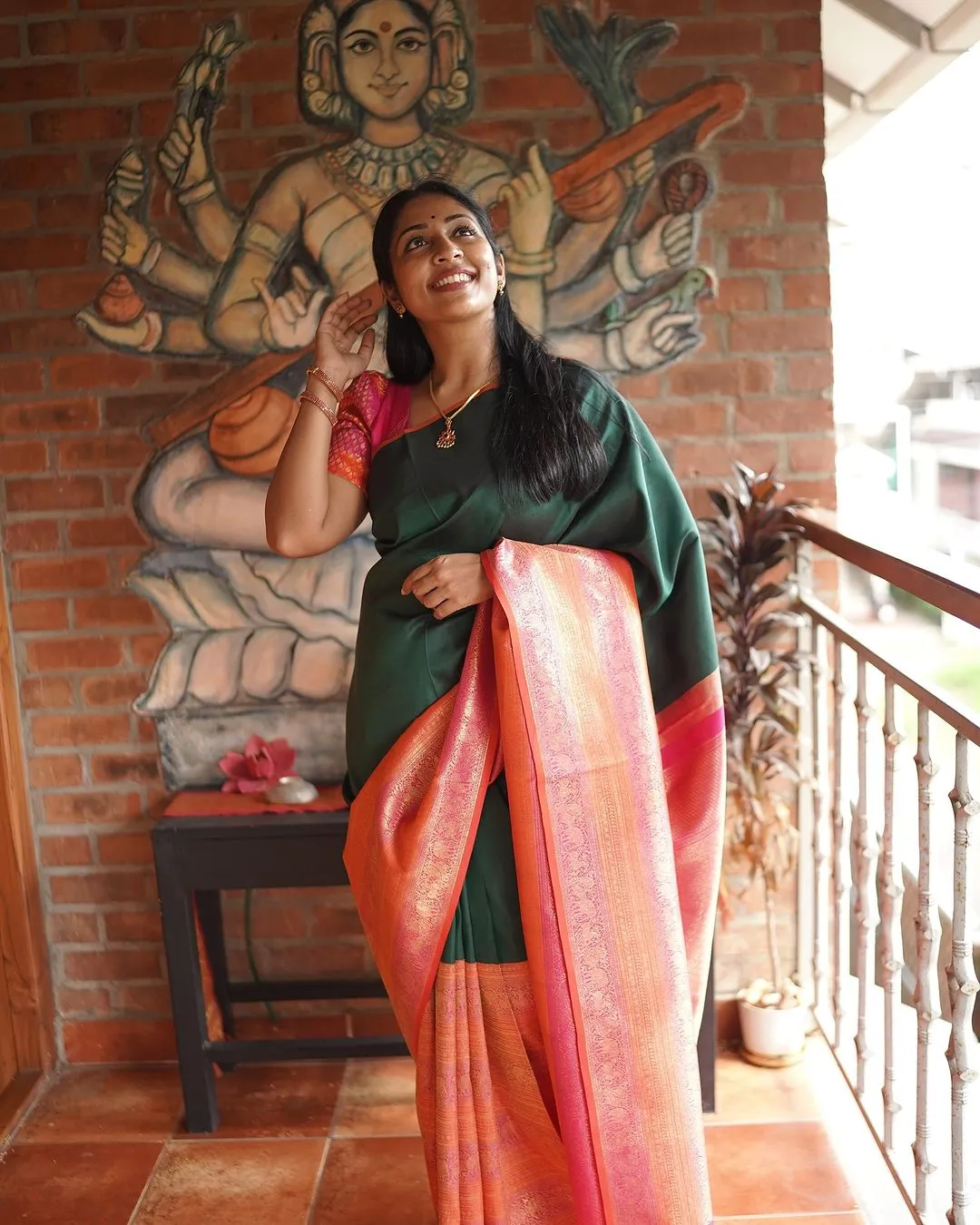 Navya Nair Saree