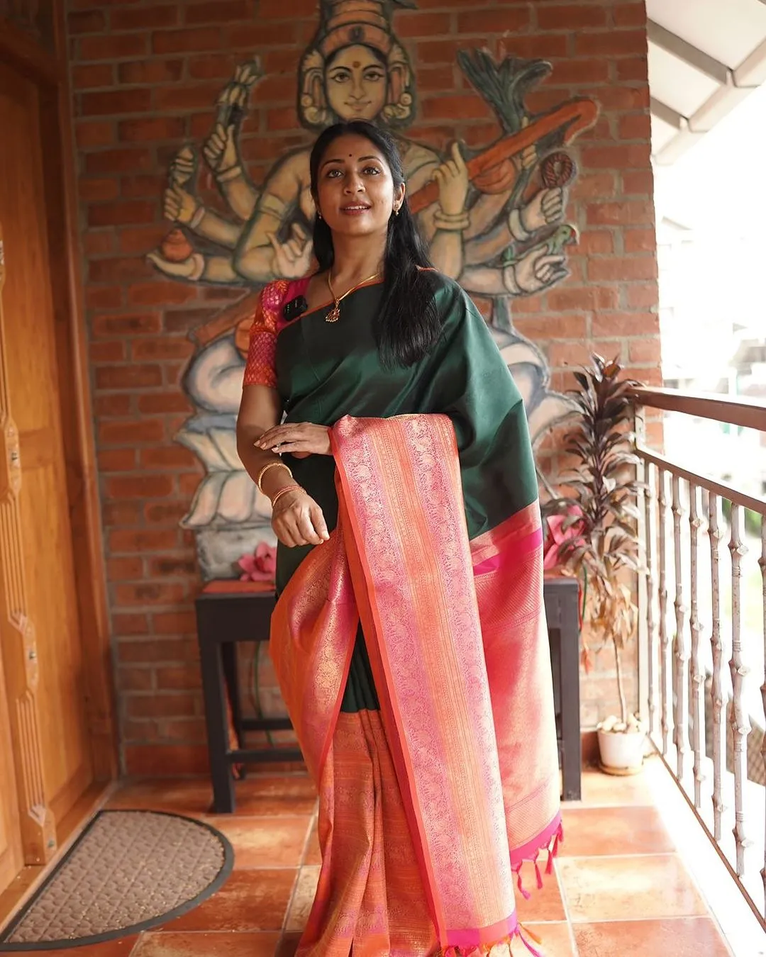 Navya Nair Saree