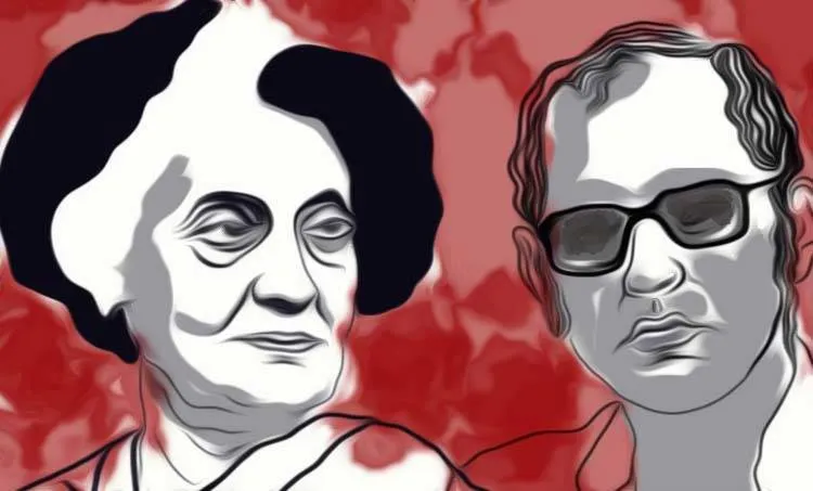 indira gandhi, snajaya gandhi, emergency, 