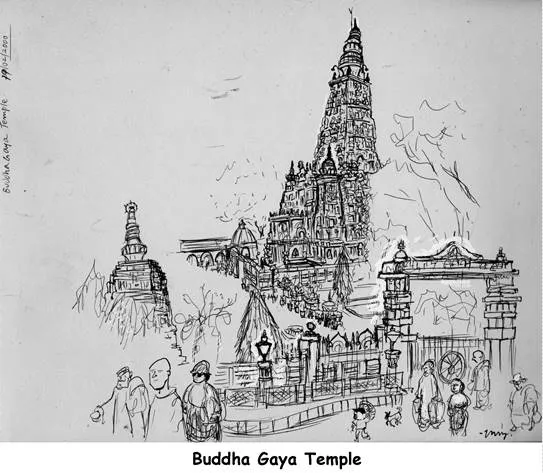 budha gaya temple, balachandran chullikkad, ep unny