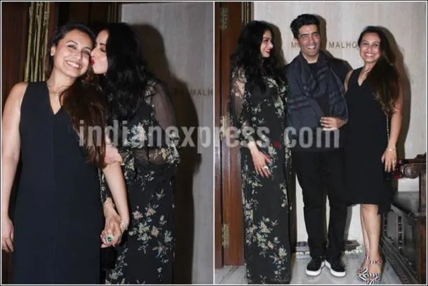 Rani Mukherjee, Sridevi, Manish Malhotra