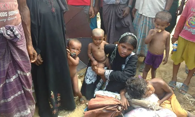 rohingyan muslims, refugees, myanmar, refugee camp,