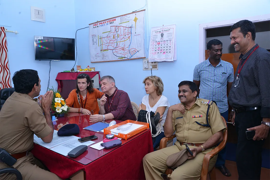 Sokurov at Fort Police Station