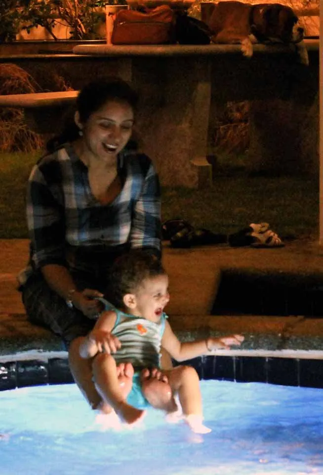 Actor Revathy with daughter Mahi