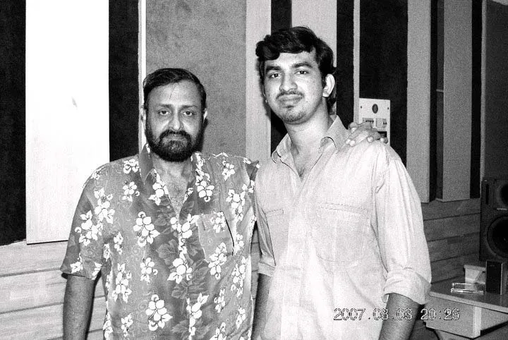 Kailas Menon with Ouseppachan