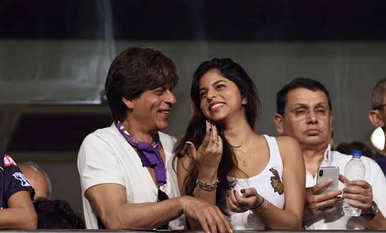 Shahrukh Khan and Suhana