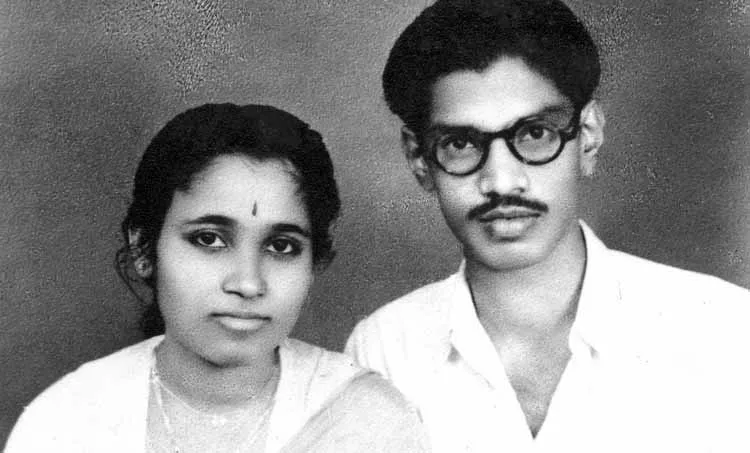 N N Kakkad with his wife