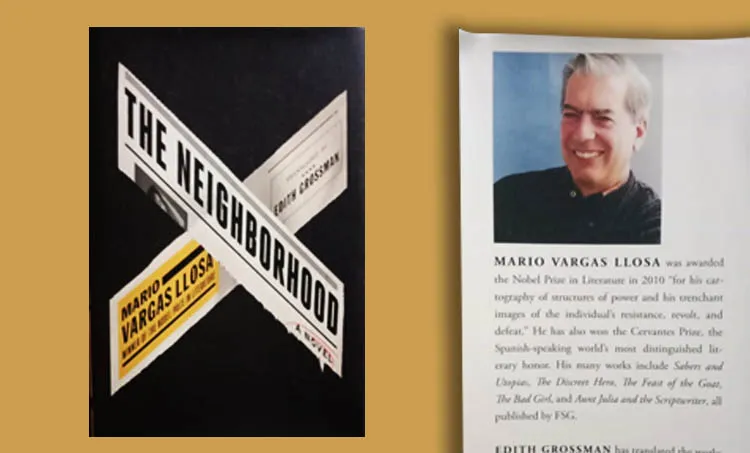 mario vargas llosa, dr.rajeshkumar m.p,novel,the neighborhood