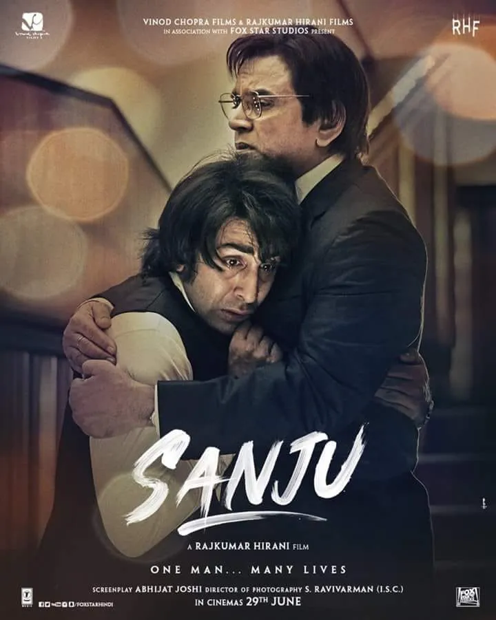 Paresh Rawal and Ranbir Kapoor in Sanju