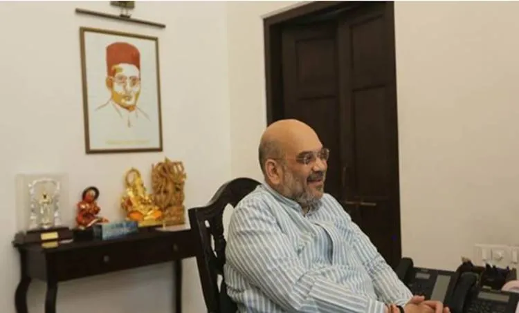 Amit Shah ,Express Photo Neeraj Priyadarshi