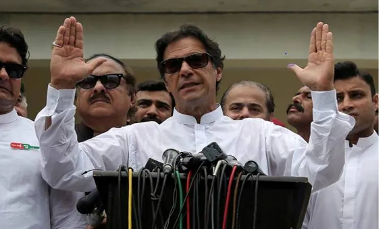 imran in poling station Reuters Athit Perawongmetha