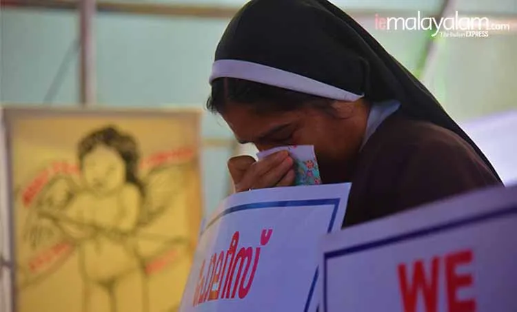 Manju Warrier comes in support of Kerala Nun Protest against delay in arresting Jalandhar Bishop