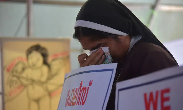 nun protest