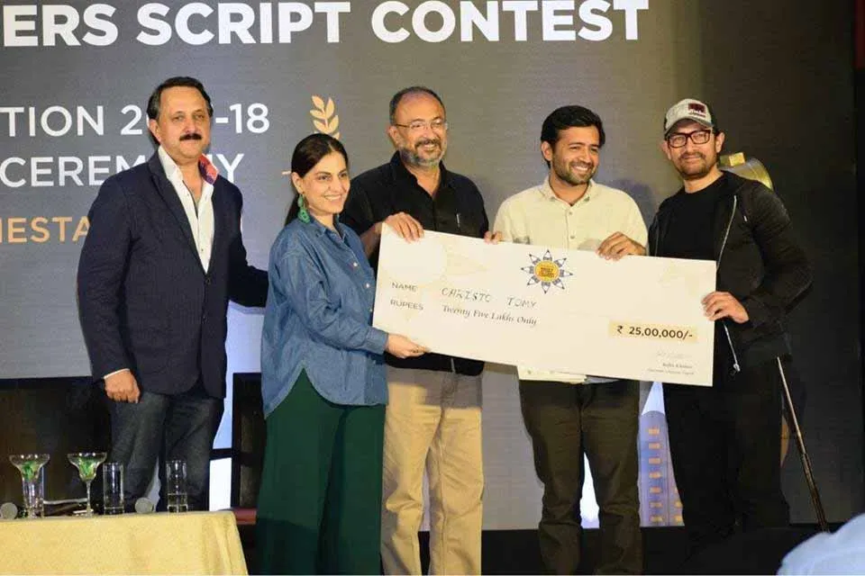 Malayalam Filmmaker Christo Tomy wins best script award at cinestaan script contest