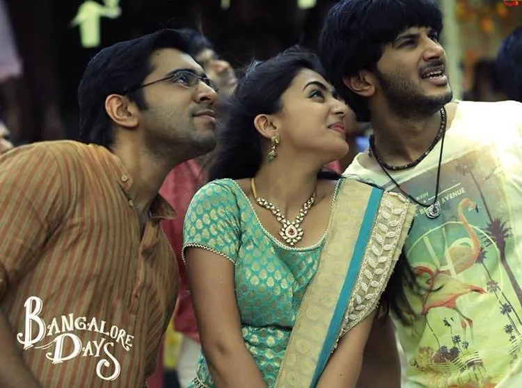 dulquer salmaan, ദുൽഖർ സൽമാൻ, ബാംഗ്ലൂർ ഡേയ്സ്, bangalore days, dulquer salmaan movie, നിവിൻ പാേളി, nivin pauly, nazriya nazim, നസ്രിയ നസീം, anjali menon, അഞ്ജലി മേനോൻ, Fahad Fazil, ഫഹദ് ഫാസിൽ, ഇഷ തൽവാർ, നിത്യ മേനൻ, നിത്യ മേനോൻ,​ Nithya Menen, malayalam films