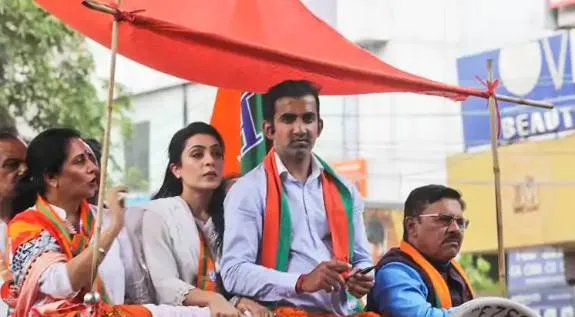 Gautam Gambhir, BJP, Rally, iemalayalam