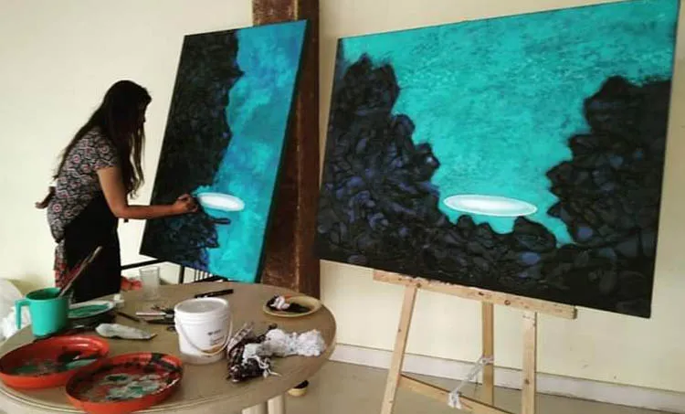 florence biennale,artist bindi rajagopal, hariharan subrahmaniyan,iemalayalam